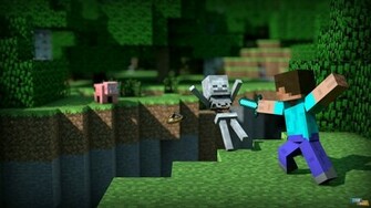 Awesome Minecraft HD Desktop Wallpaper 1080p Background