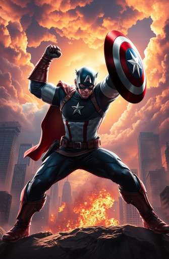 Captain America HD Wallpaper 1080p