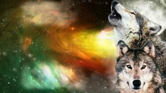 Wolves Howling Wallpaper