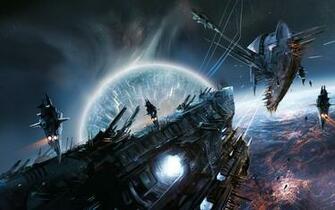 Space Sci Fi Wallpaper Background