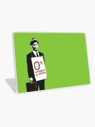Banksy Graffiti Quote Interest In People Businessman Anti