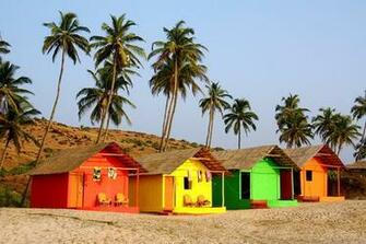 Beach Huts Mandrem Goa Photo