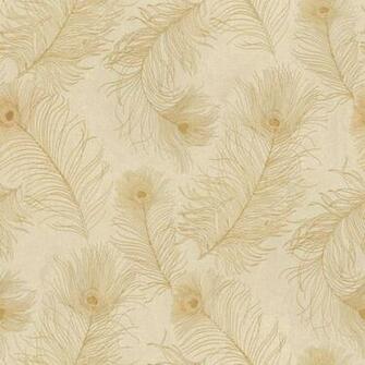 Peach And Gold Peacock Tail Wallpaper Wall Sticker Outlet
