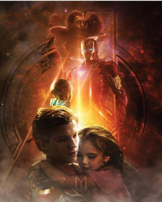 Tony Stark And Morgan Desktop Wallpaper 4k HD