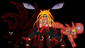 Naruto Kyuubi Mode Wallpaper Chakra