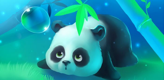 Moving Panda Wallpaper
