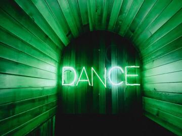 Green Neon Club Light Up Shack