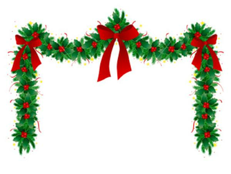 Card Wallpaper Christmas Garland Clip Art