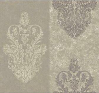 Aged Elegance Glendale Paisley Wallpaper Modern By