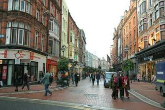 Trinity College Dublin Ireland Dub Grafton Street Shops