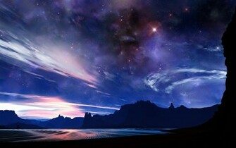 Starry Sky Wallpaper And Image Pictures Photos