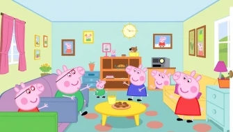 Peppa Pig House HD Wallpaper