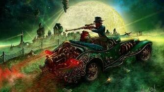 Artistic Steampunk Wallpaper