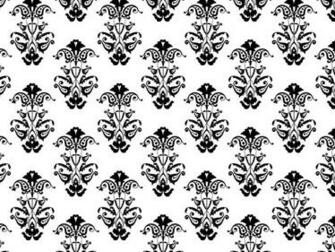 Black And White Victorian Wallpaper