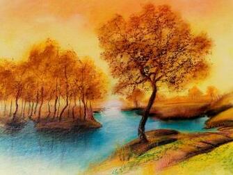 Landscape Drawing 4k Ultra HD Wallpaper Net