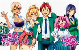Wallpaper Kawaii Girl Big Anime Manga Oppai Bishojo Seifuku