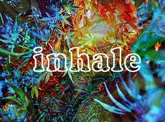 Trippy Weed Background For Pot Leaf