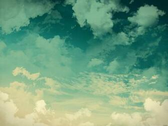 Wallpaper Retro Image Of A Cloudy Sky Grunge Photoshop Artwork Author