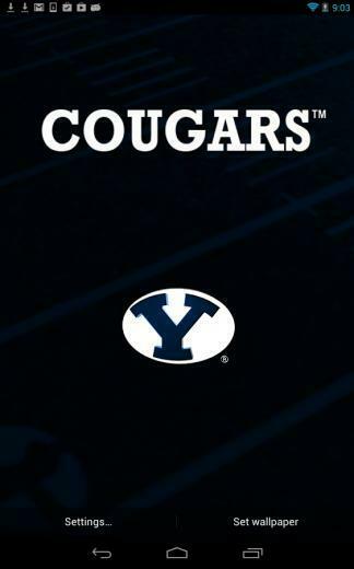Byu Cougars Live Wallpaper Screenshot