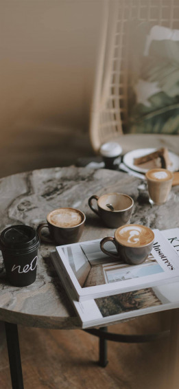 Magazines And Cups Of Coffee Aesthetic Hsbvmny3a52tam28 Wallpaper