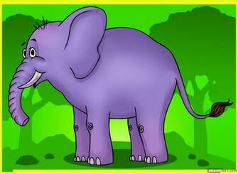 Zoo Park Cartoon Elephant Pictures Cute