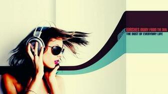 Anime Headphones Wallpaper Desktop Phone Tablet