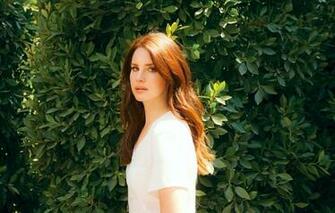 Wallpaper Leaves Girl Background Hair Singer Red Long Lana