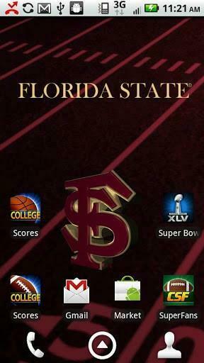 Officially Licensed Florida State Seminoles Live Wallpaper With