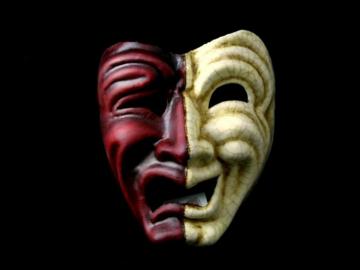 Cry And Laugh Craquel Gli Amici Di Pierrot Handmade Venetian