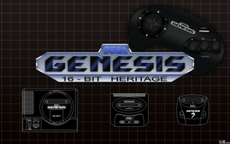 Sega Genesis Bit Heritage Wallpaper By Blueamnesiac