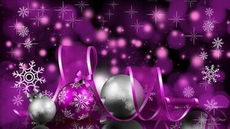 Purple And Silver Christmas Background A Delight