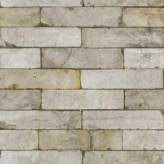 Stone Wall Realistic Faux Effect Embossed Textured Wallpaper