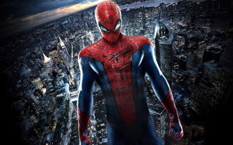 Slashed Spider Suit Man Computer Wallpaper