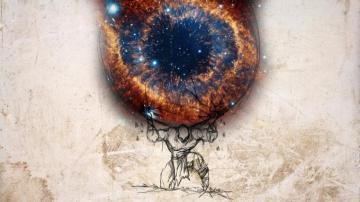 Atlas Holding Up A Nebula Instead Of The Earth