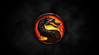Wallpaper Mortal Kombat Dragon Circle Smoke Fire 4k