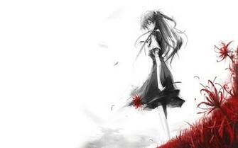 Wallpaper Soryu Asuka Langley Long Hair Dress Flowers