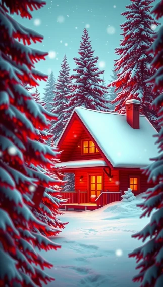 Winter Red Wallpaper