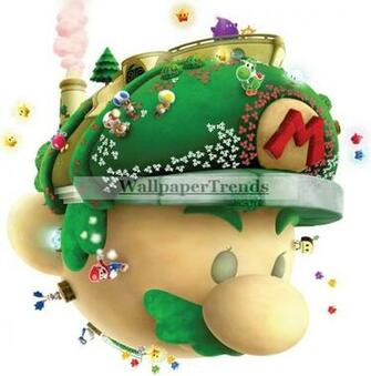 Mario Decals Super Bros Games Spaceship Wall Decal