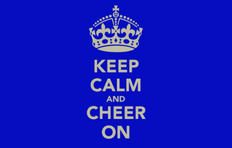 Keep Calm And Cheer On Carry Image Generator