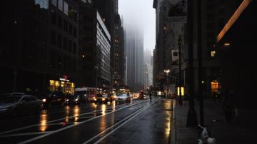 Rainy Day In New York City Wallpaper