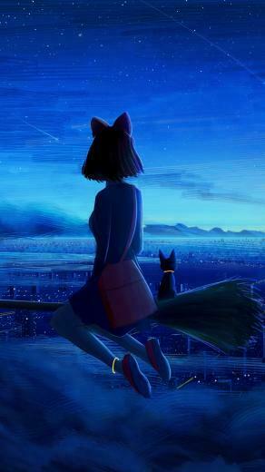 Kiki And Jiji In Kikis Delivery Service Sony Xperia X Xz
