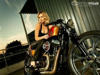 Hannah With Performance Machine S Harley Davidson Forty Eight Of