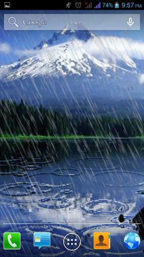 Rain Live Wallpaper Cell Phone App