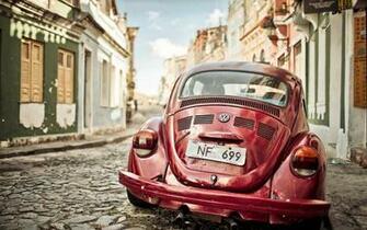 Streets Cars Volkswagen Beetle South America Wallpaper