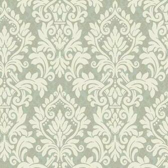 Silver Layered Damask Wallpaper Wall Sticker Outlet