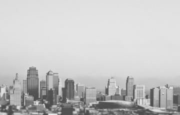 Wallpaper Skyline Black And White Buildings Architecture