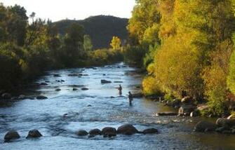 Evening Fly Fishing On The Yampa Steamboat Springs