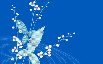 Blue Flower Wallpaper Cynthia Selahblue Cynti19