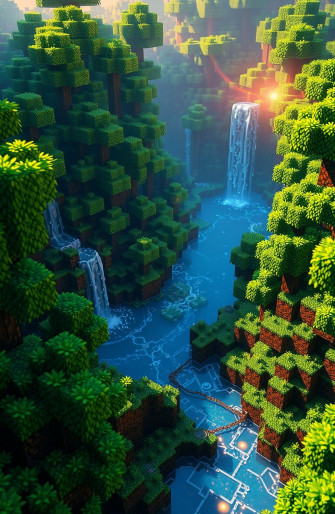 Minecraft Shaders Wallpaper HD