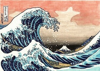 The Great Wave Off Kanagawa By Crislink